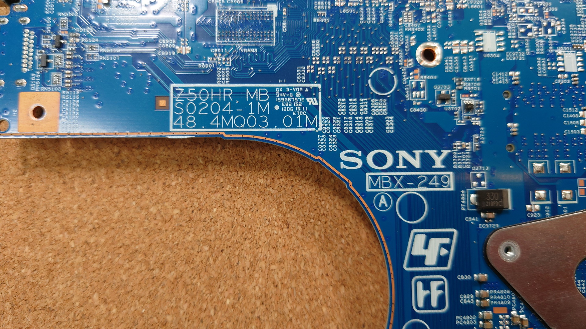 SONY VAIO PCG-71B11N Motherboard (型番・仕様) 写真3