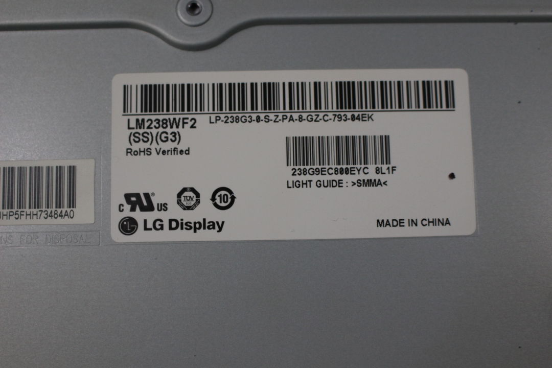 液晶パネルの方はLM238WF2(SS)(G3)