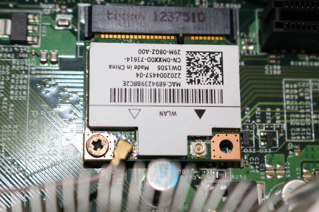DELL Inspiron 660Sの無線LAN・Bluetoothカード