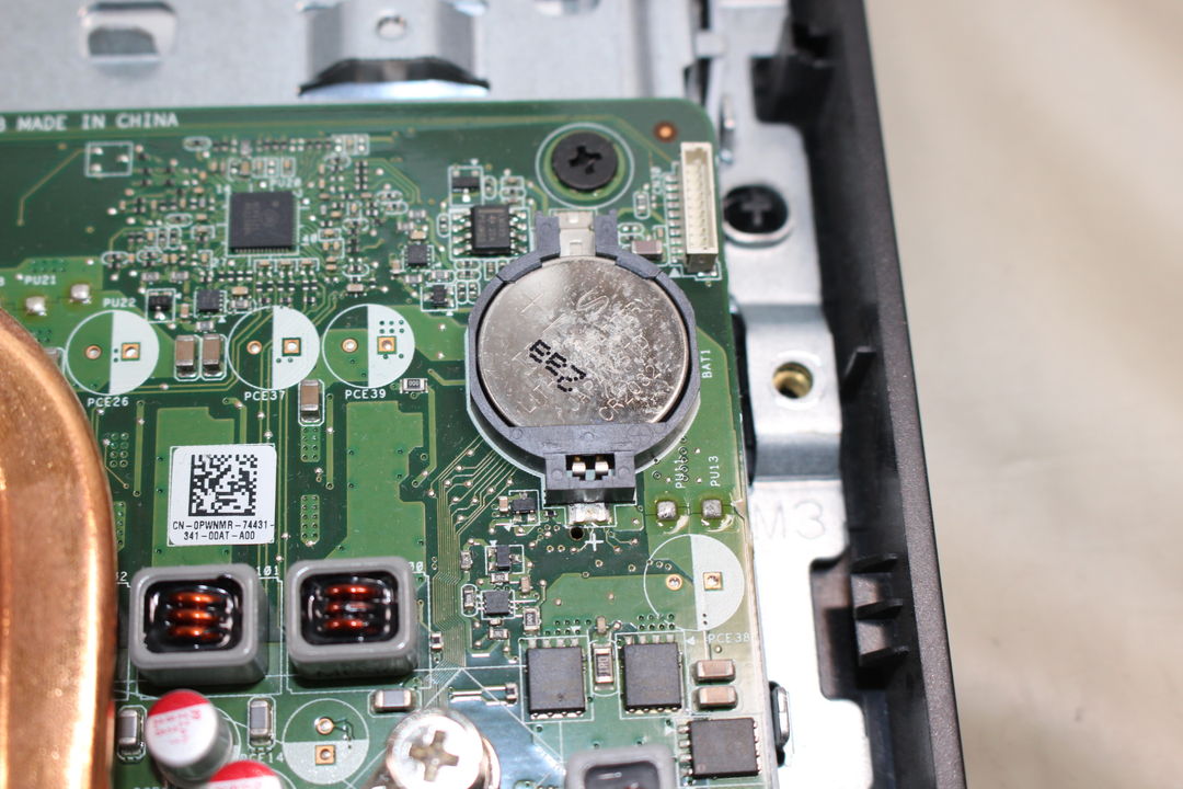 DELL inspiron ONE 2330のCMOS・RTC電池