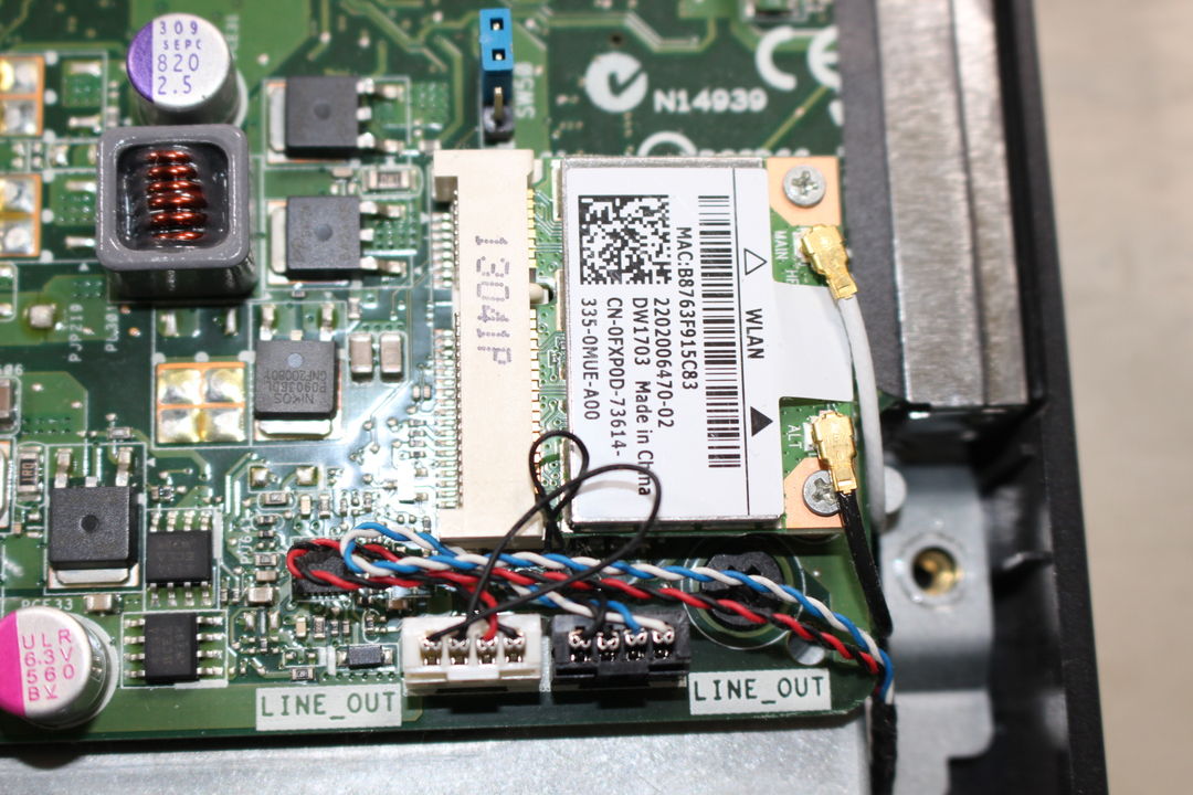 DELL inspiron ONE 2330の無線LAN・Bluetoothカード