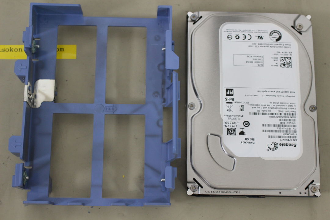 DELL Vostro 3800 3.5インチHDDの取り外し・確認写真 7枚目