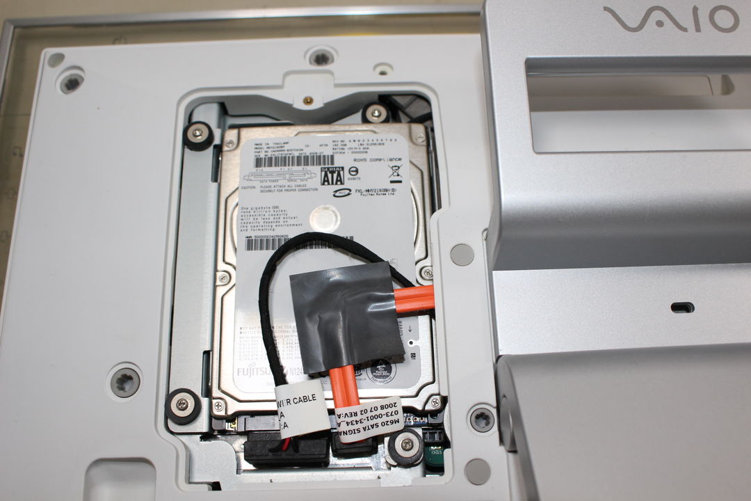 SONY PCG-2C7Nの2.5インチHDD